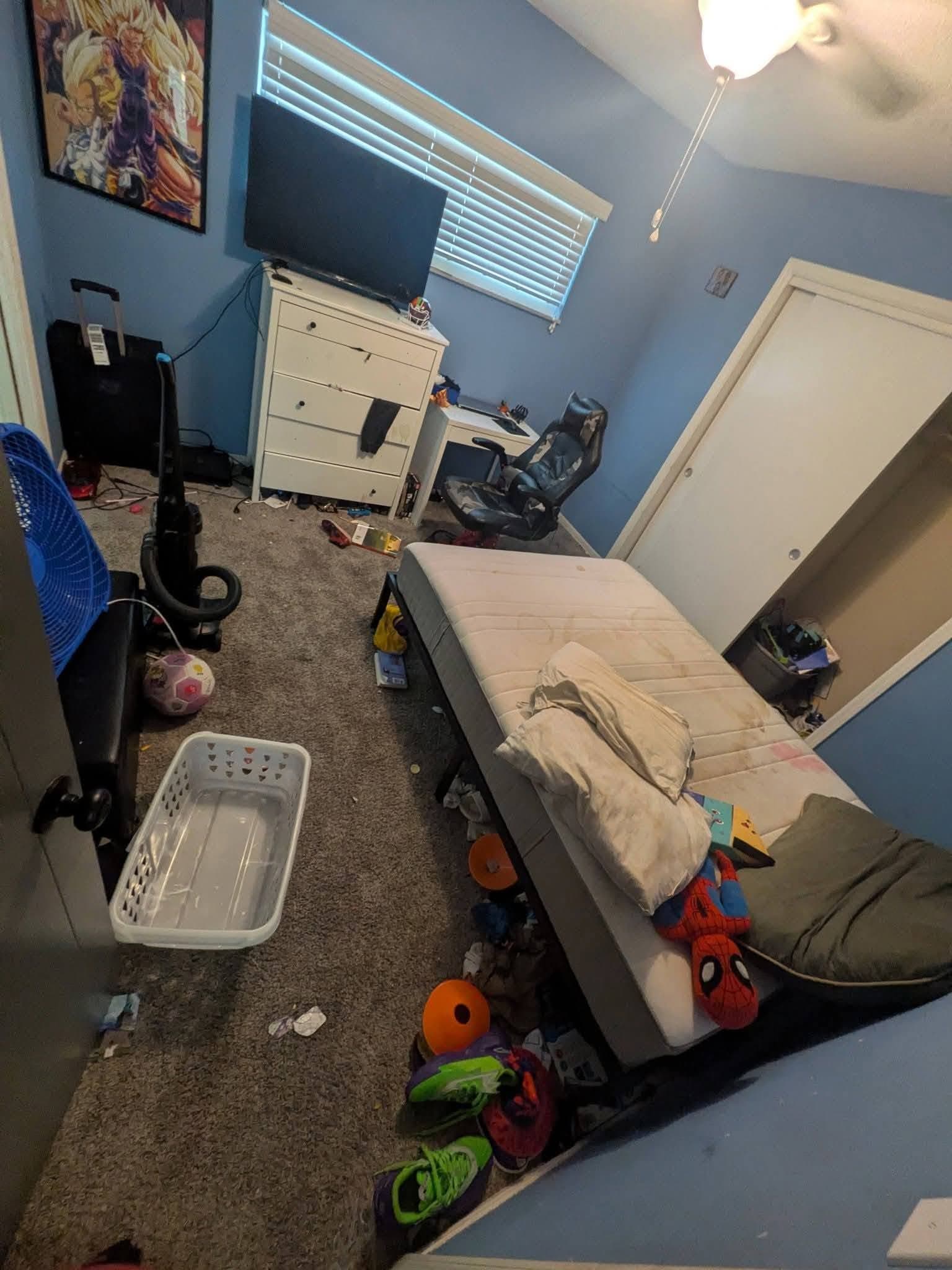 Before cleaning