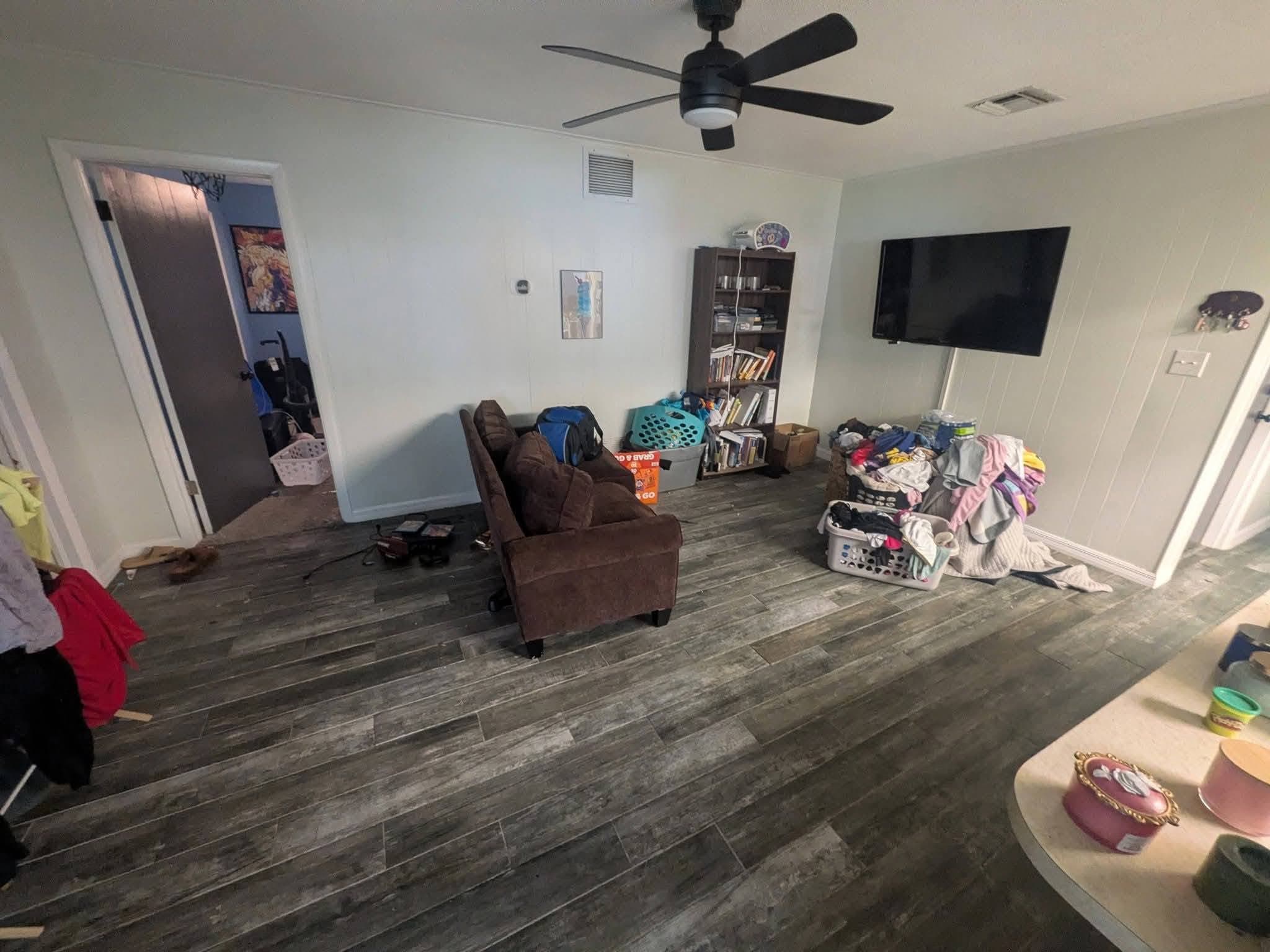 Before cleaning